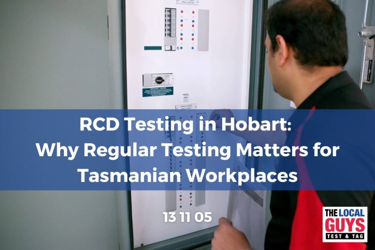 Rcd Testing Sign Test and Tagging - The Local Guys - Test & Tag