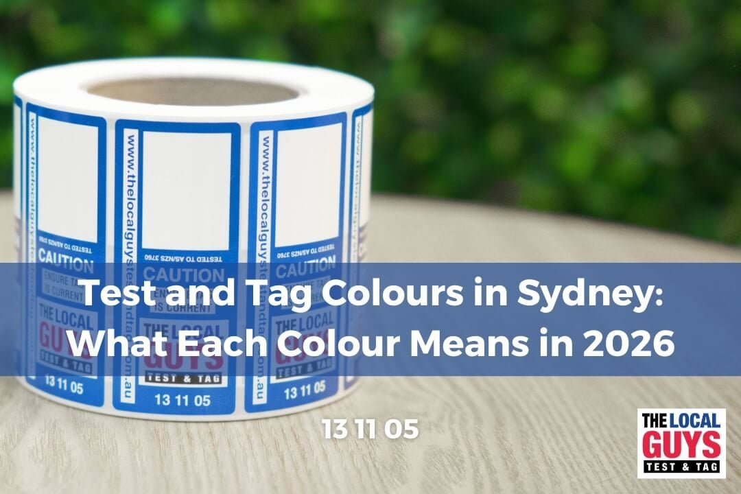 Test and Tag Colours in Sydney: What Each Colour Means in 2026