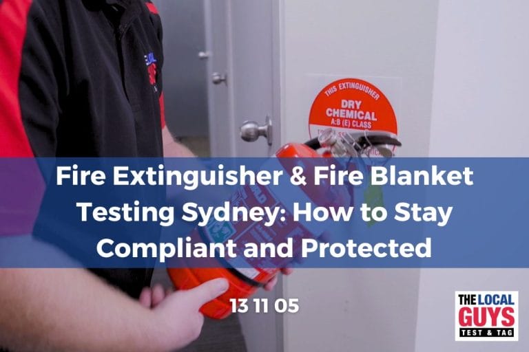 fire extinguisher & fire blanket testing sydney