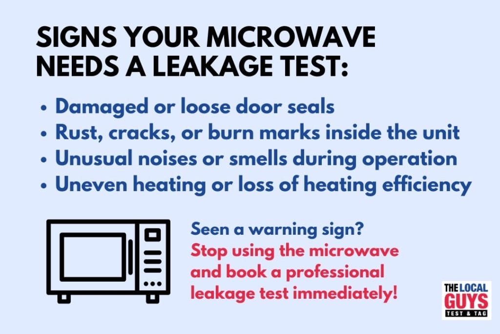 signs your microwave needs a leakage test
