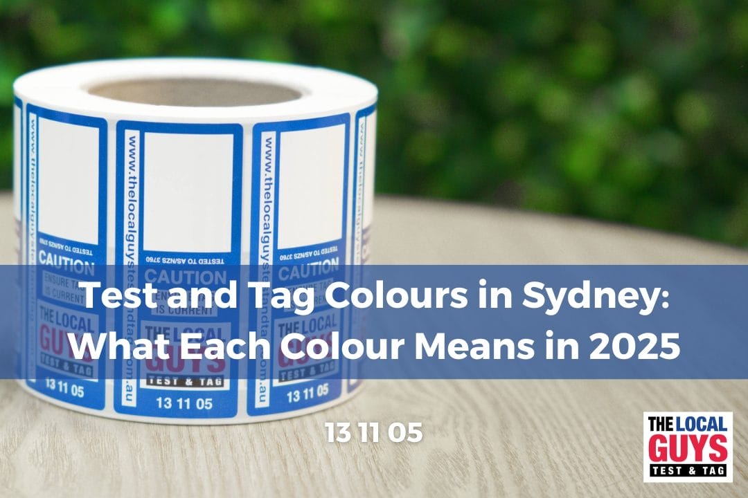 Test and Tag Colours in Sydney: What Each Colour Means in 2025